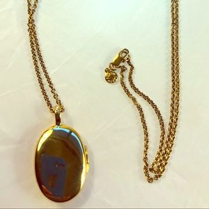 J Crew gold locket